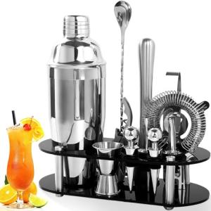 FoiiLiio 12 Piezas Juego de Cocktail Shaker INOX,Coctelera…