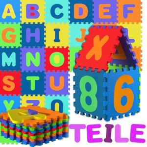 Spielwerk® Alfombra Juego Puzzle Infantil XXL 3,3m² 86 Piez…