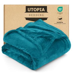 Utopia Bedding Manta Polar. Manta Ligera para La Cama, El S…