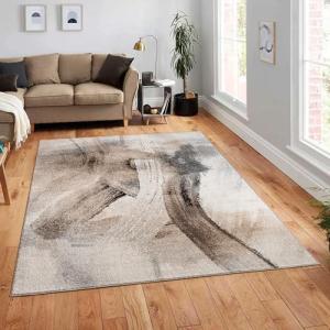 Paco Home Alfombra Salon De Habitacion Pelo Corto Motivo Ab…