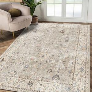 bamyum Monty Alfombra Salon Vintage Lavable Impresa Chenill…