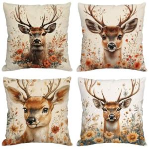 Otoño Cojines Exterior Impermeable Terciopelo Fundas Cojine…