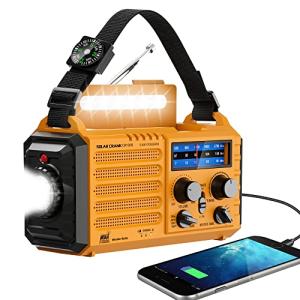 Radio de emergencia con alerta meteorológica NOAA, radio AM…