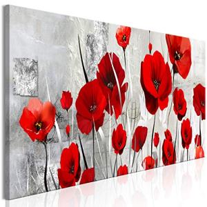 murando - Cuadro en Lienzo Amapolas 135x45 cm 1 pieza - Imp…