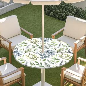 Chickwin Mantel Impermeable Redondo Exteriores con Agujero…