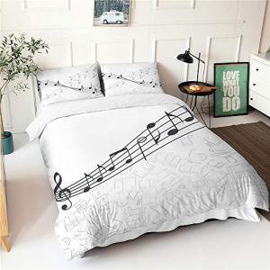 Chickwin Juego de Ropa de Cama de 4 Piezas, 3D Microfibra C…