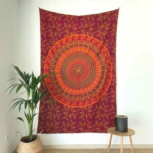 MOMOMUS Tapiz Mandala para la Pared - 100% Algodón, Colores…