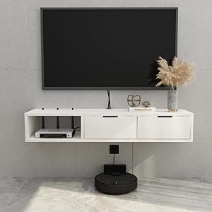 SORVA Mueble de TV Flotante, Mueble de TV montado en la Par…