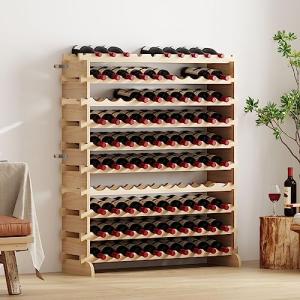 SogesHome Botellero apilable para vino de 10 niveles, almac…
