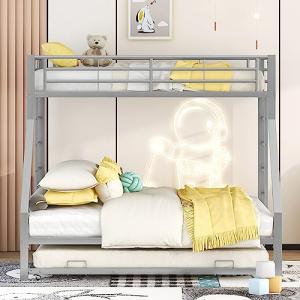 Moimhear Litera de Metal con Cama Extensible, con Escalera…