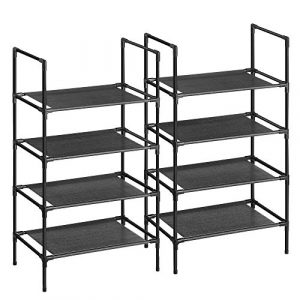 SONGMICS Estante Zapatero 4 Niveles, Estante para Zapatos,…