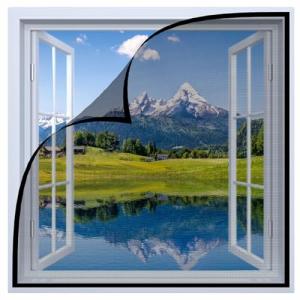 Mosquitera para Ventanas, 160x175cm Mosquitera con Cinta de…
