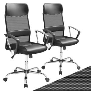 CASARIA 2X Sillas Giratorias de Oficina Sillas de Escritori…