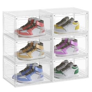 SONGMICS Cajas para Zapatos, Juego de 6, Organizador de Zap…