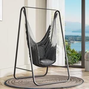 YITAHOME Silla Colgante Exterior 86x92x153cm, Marco de Acer…