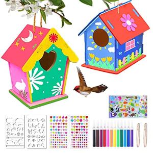 UYDF Casa de Pájaros para Pintar de Bricolaje,Kit de Casas…