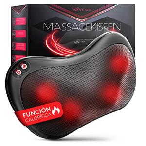 Wellax almohada de masaje relajante con función de calor y…