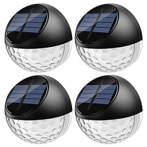 Quntis Luz Solar Exterior Jardin, 4 Paquete Apliques Exteri…