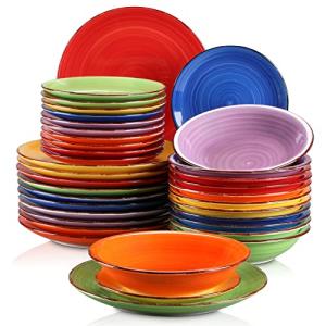 vancasso Serie Bonita Cerámica de Vajilla 36 Pc Pintados a…
