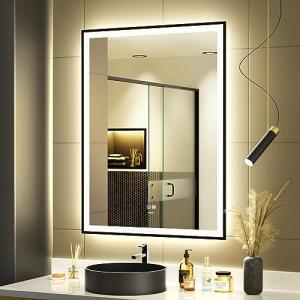 GANPE Espejo de baño LED, Espejo de tocador de Maquillaje m…