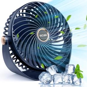 KICLBD Mini Ventilador de Mesa,5 velocidades Ventilador USB…