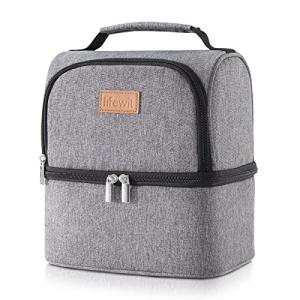 Lifewit Bolsa Térmica para Almuerzo con Doble Compartimento…