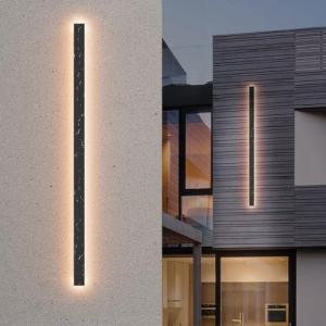 Klighten LED Aplique de Pared Exterior, Negro Lámpara de Pa…