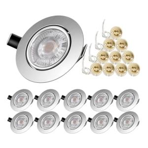 Foco Empotrable LED Techo GU10,5W equivalente a halógena 50…