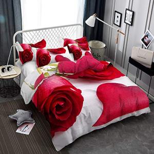 Chickwin Juego de Ropa de Cama de 4 Piezas, 3D Microfibra C…