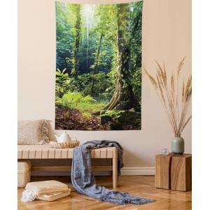 ABAKUHAUS Selva Tapiz de Pared y Cubrecama Suave, Mañana Ra…