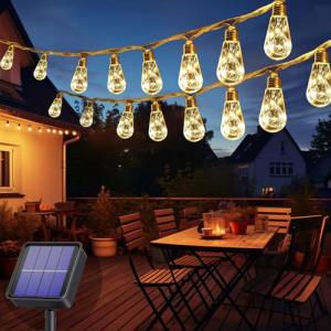 Cnulenzt Luces solares jardin, 16 Bombillas 8M/8 Modos bomb…