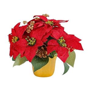 BEIJIALY Flores Artificiales de Pascua en Maceta, Plantas d…