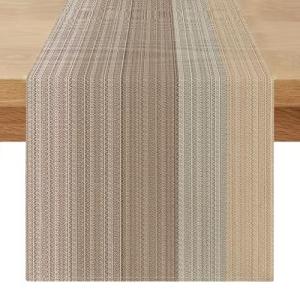 Camino de Mesa Moderno Beige Marrón Rayas Camino de Mesa 40…