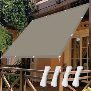Toldo Vela de Sombra Ángulo Recto 150 x 290 cm Resistente A…