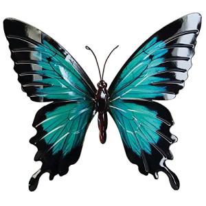 CIM Decoración de Pared de Metal – Mariposa Azul Morpho – 3…