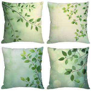 Verde Salvia Cojines Exterior Impermeable Terciopelo Fundas…