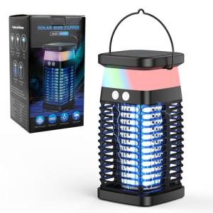 Qoosea Solar Mosquito Killer Bug Zapper Eléctrico Interior…