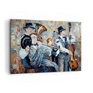 Cuadros Decoracion Salon jazz musica musico Lienzos decorat…