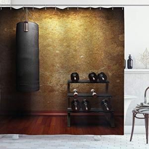 ABAKUHAUS Aptitud Cortina de Baño, Sala de Gimnasia y Pesas…