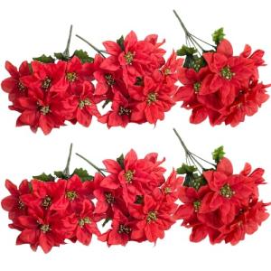 RTWAY Arbustos de Pascua artificiales, paquete de 4 unidade…