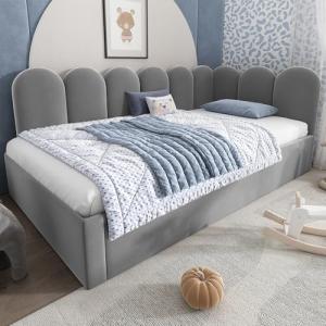 Moimhear Cama tapizada de día 90 x 200 cm, sofá cama con ca…