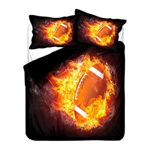 Chickwin Juego de Ropa de Cama 3D fútbol de Rugby Estampado…