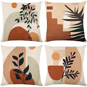 ARNTY Fundas Cojines 45x45, Fundas de Cojines Juego de 4 Mo…