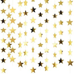 Guirnalda de Estrellas con Purpurina, 130 pies, banderines…