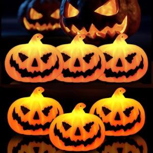 6 farolillos de Halloween, decoración de otoño, calabaza co…