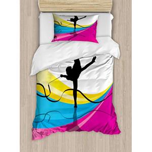 ABAKUHAUS Gimnasia Funda Nórdica, Adolescente, Decorativo 2…