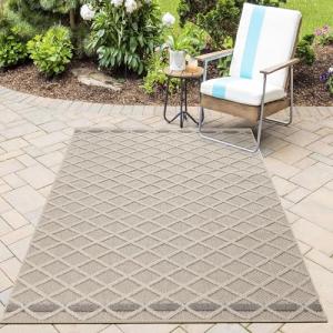 HomebyHome Alfombra Resistente a la İntemperie y Lavable pa…