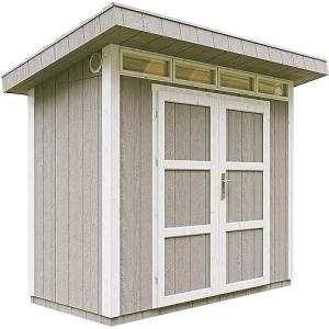 Caseta de jardín 3m²-L161xW294cm - con Suelo,Baldosas Bitum…