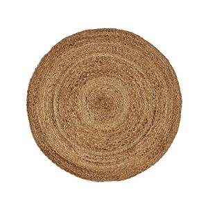 LOLAhome Alfombra Redonda Trenzada de Yute Natural de Ø 90…