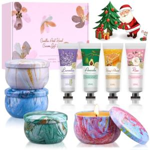 Regalos para Mujeres y Hombres - Velas Aromáticas Set de Re…